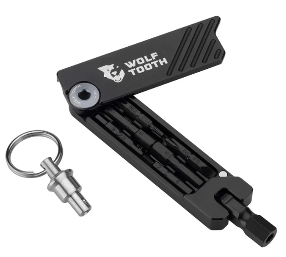 Wolf Tooth 6-bit hex wrench zilver – multi-tool – toolset