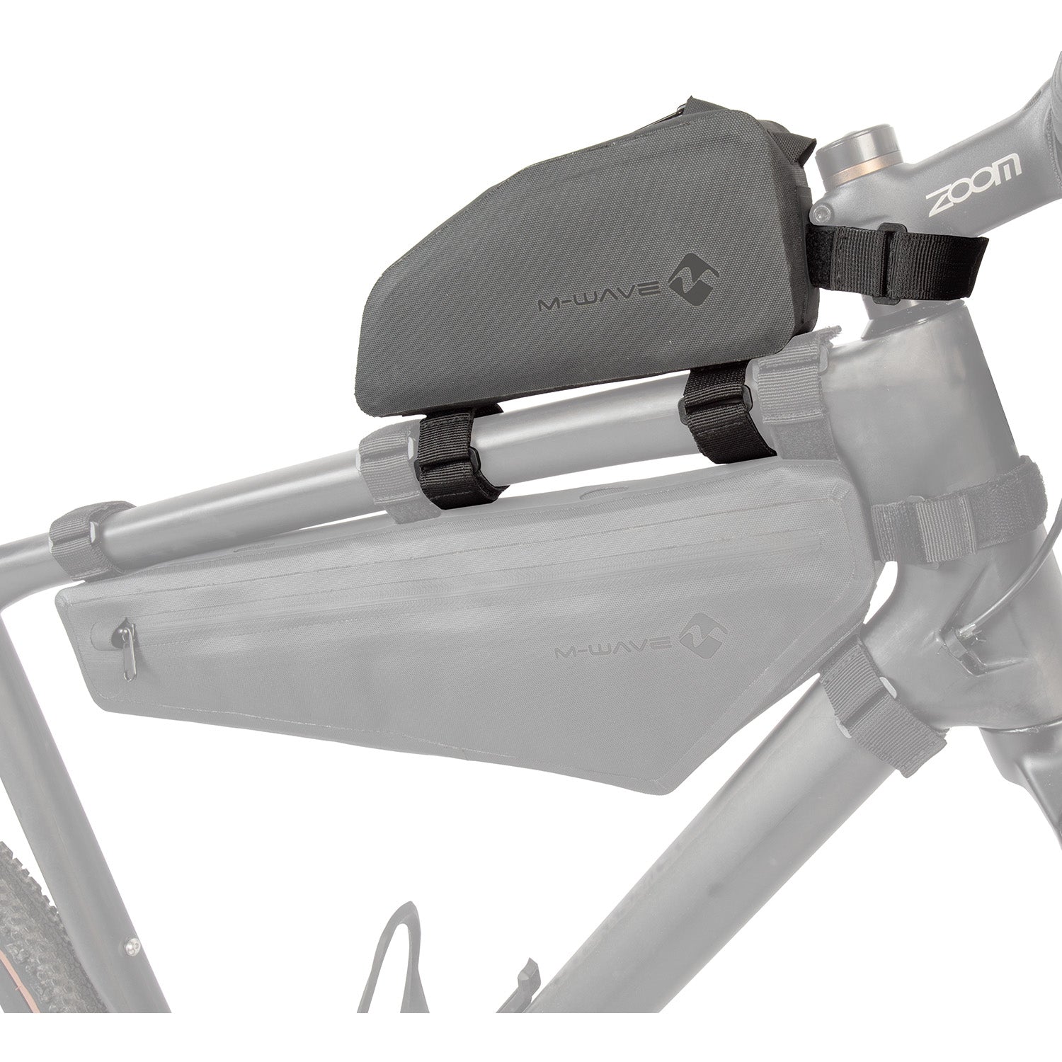 Bikepacking toptube tas – M-WAVE Rough Ride II Top tube bag