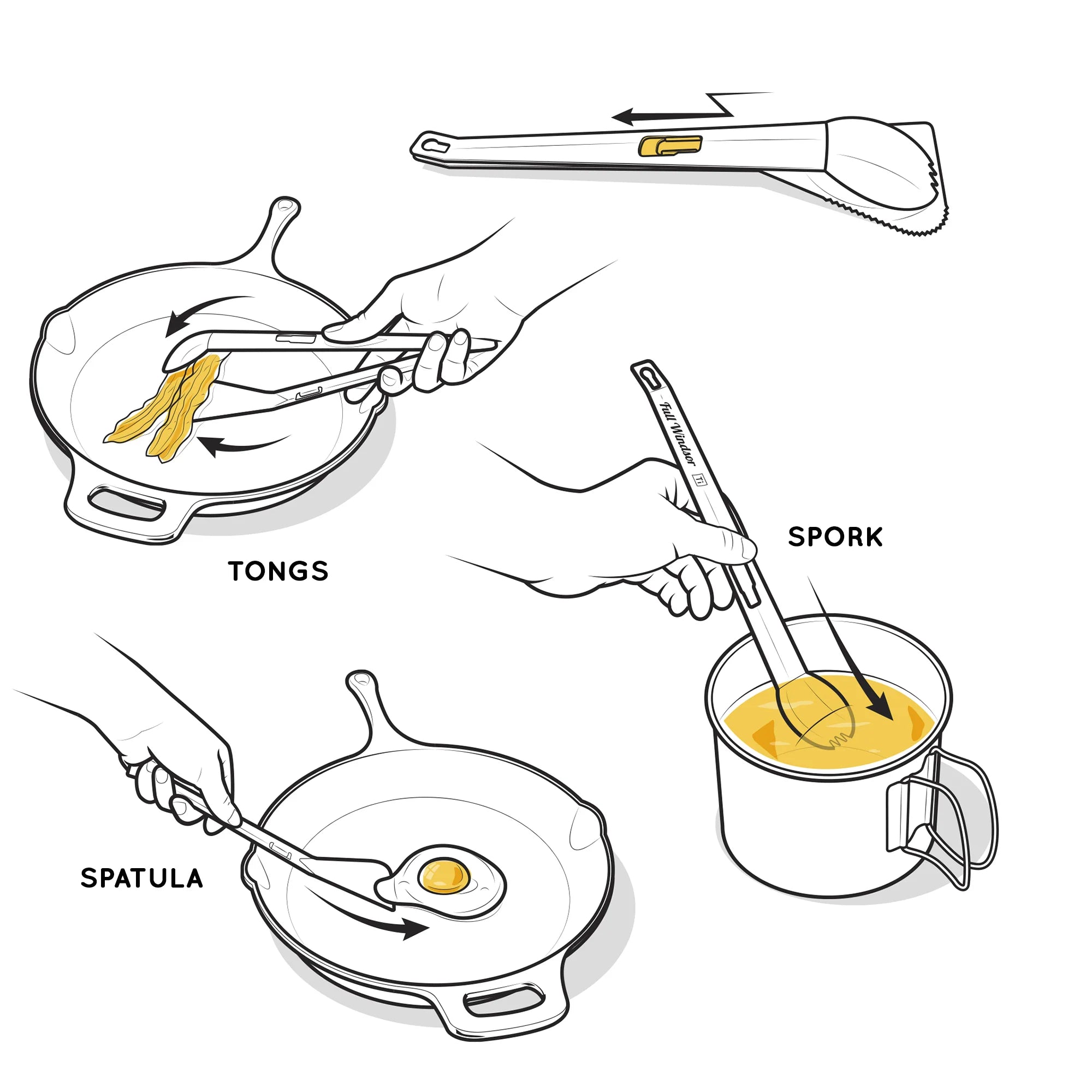 The Splitter Titanium Multi-Utensil